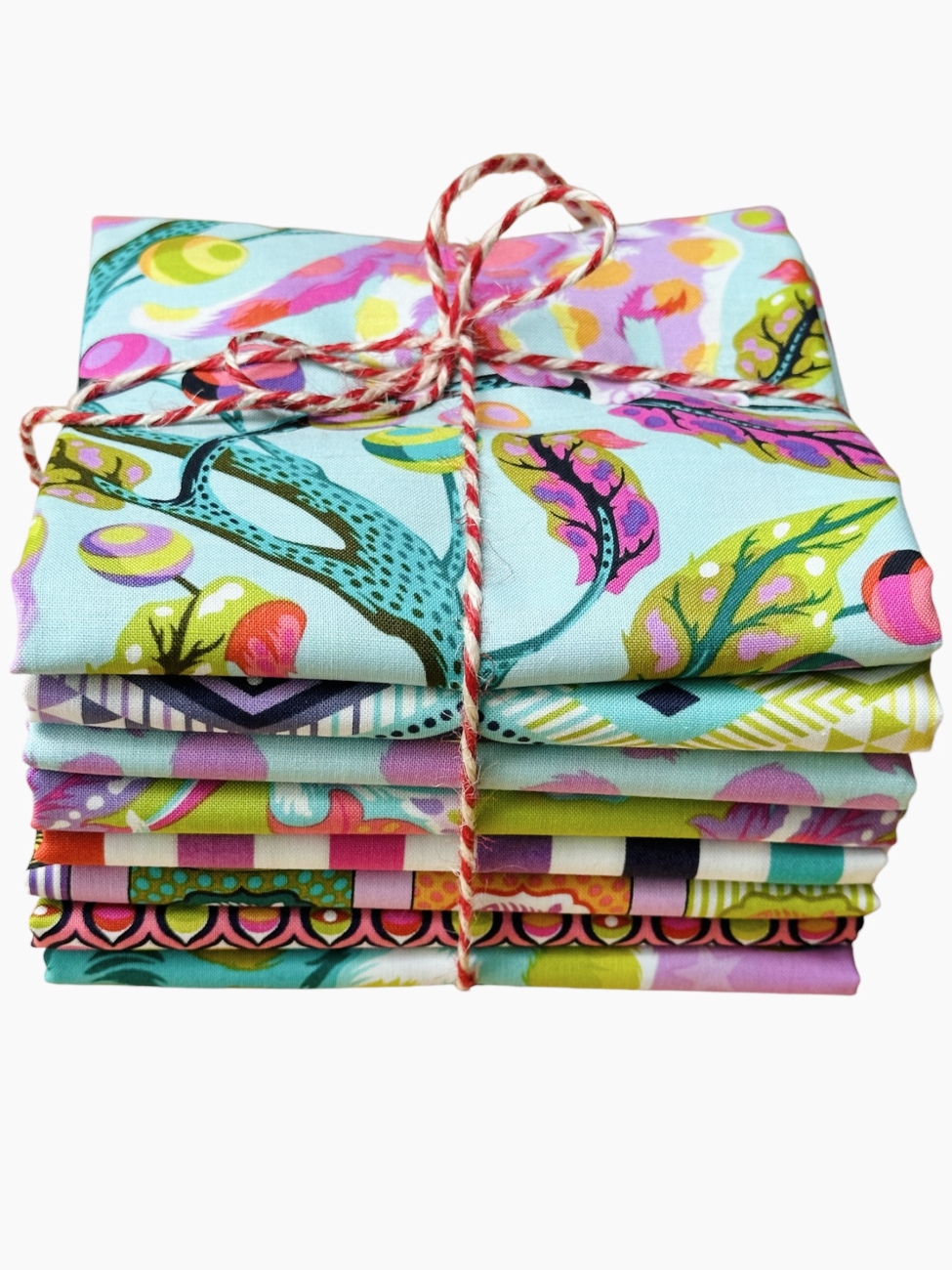 Baumwolle Patchwork - Tula Pink - Tabby Road Deja` Vu - Halbe Meter Zuschnitte - 4 Meter